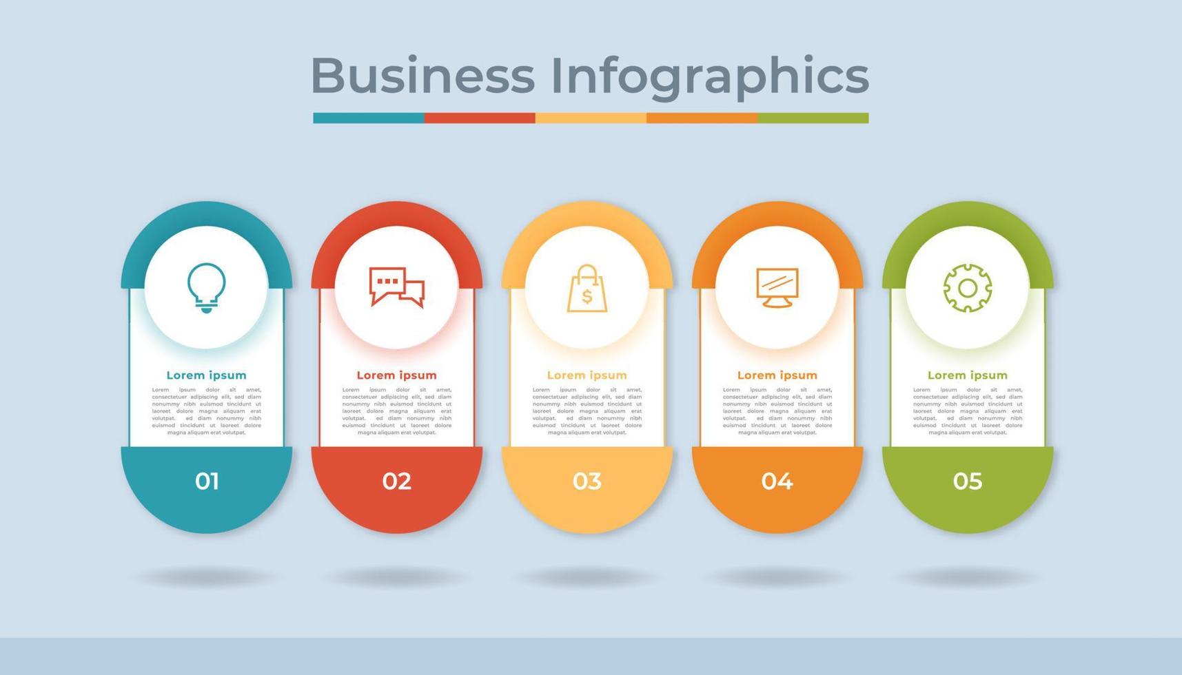 Timeline Infographics Business Data Visualization Process Chart. Abstract Diagram Graph with Steps, Options vector