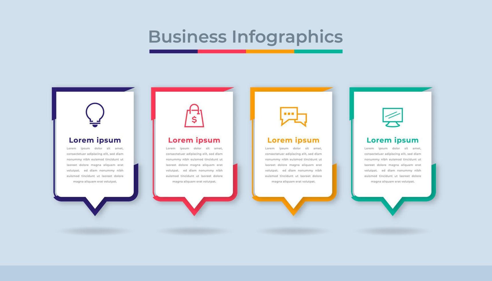 Timeline Infographics Business Data Visualization Process Chart. Abstract Diagram Graph with Steps, Options vector