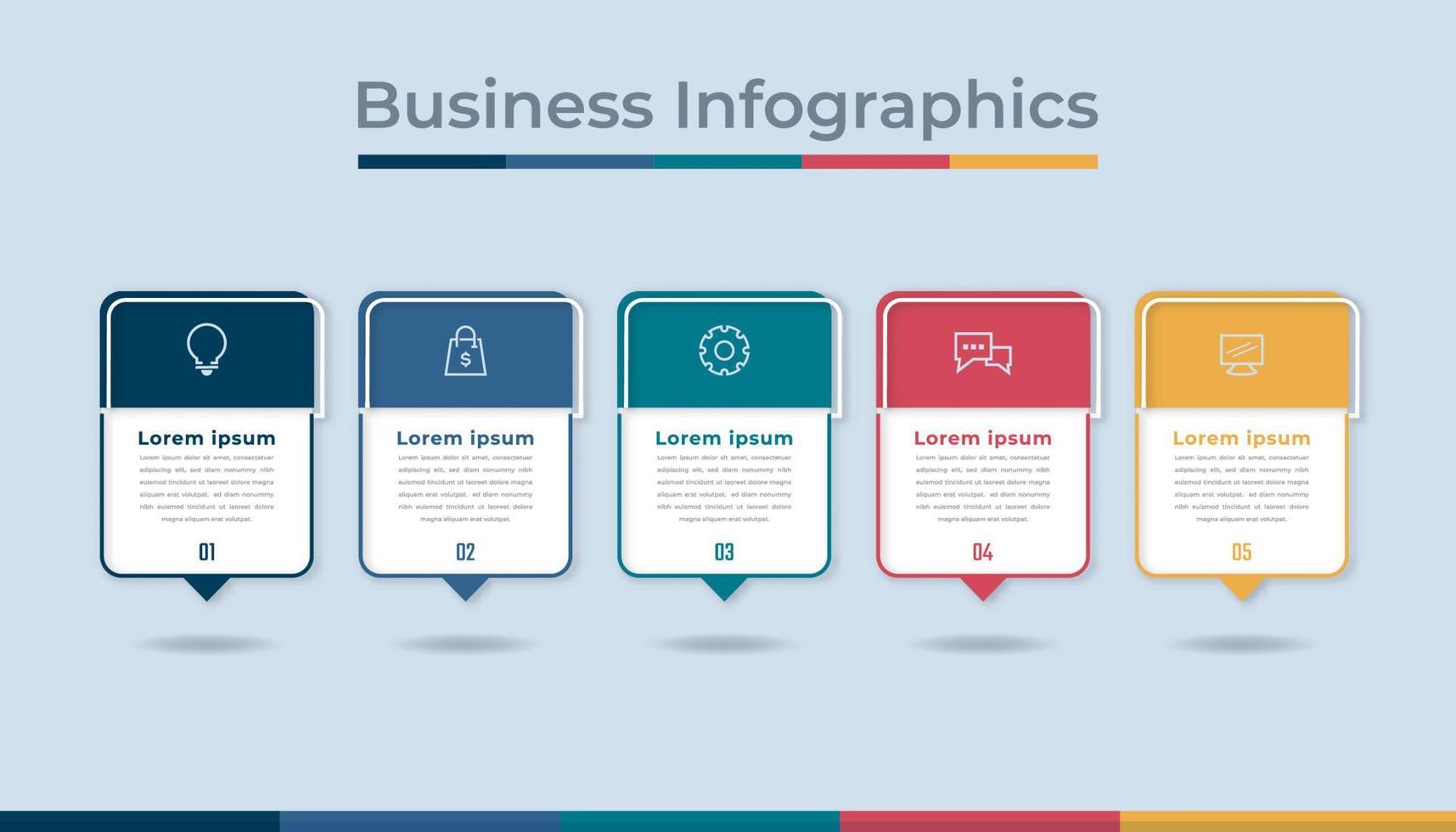 Timeline Infographics Business Data Visualization Process Chart. Abstract Diagram Graph with Steps, Options vector