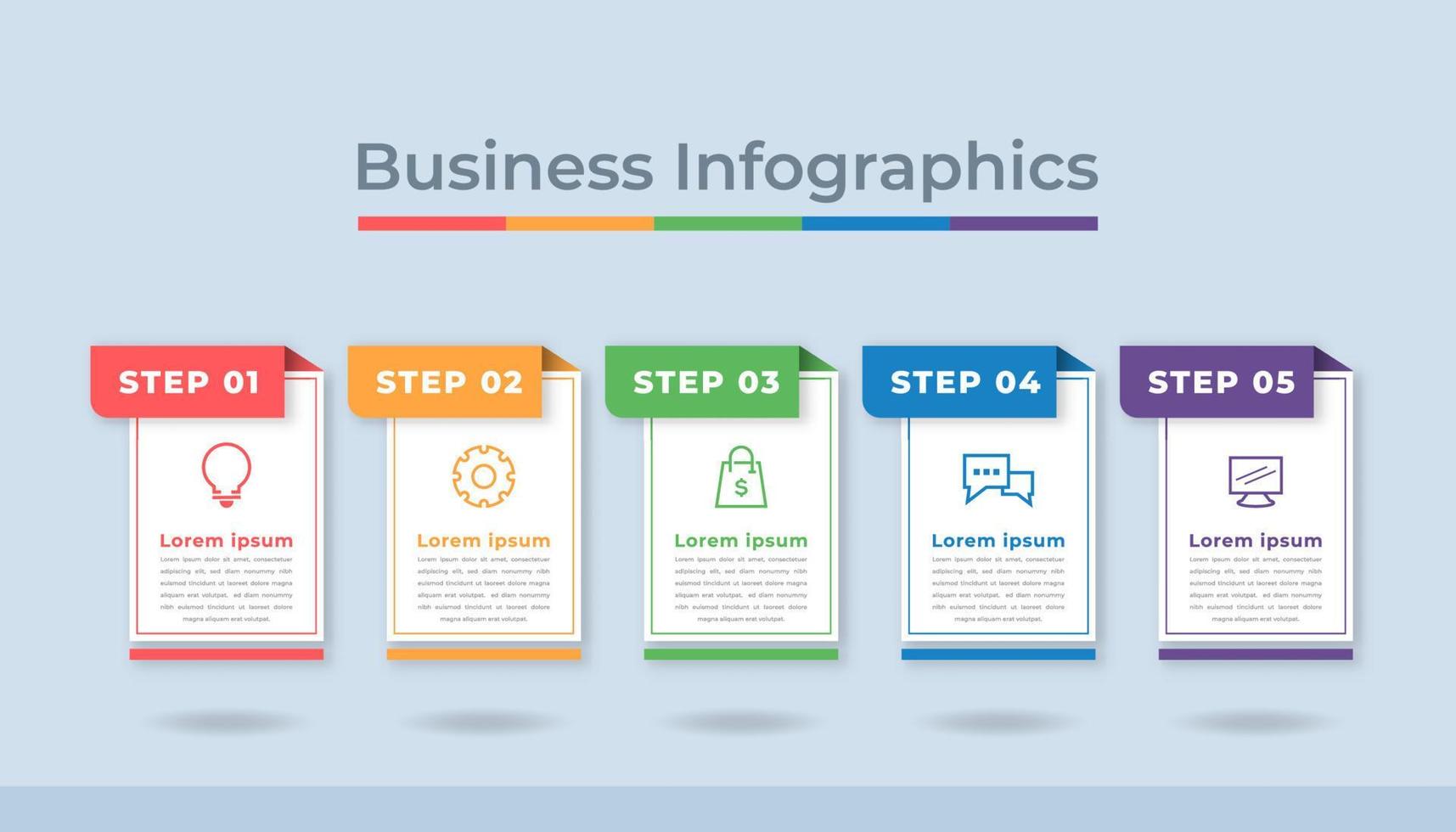 Timeline Infographics Business Data Visualization Process Chart. Abstract Diagram Graph with Steps, Options vector