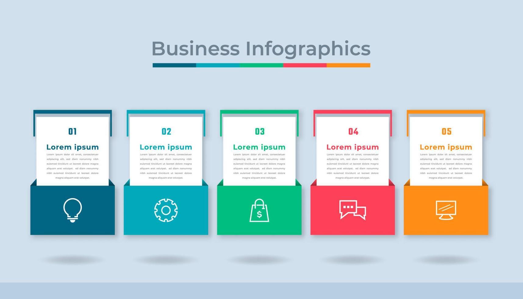 Timeline Infographics Business Data Visualization Process Chart. Abstract Diagram Graph with Steps, Options vector