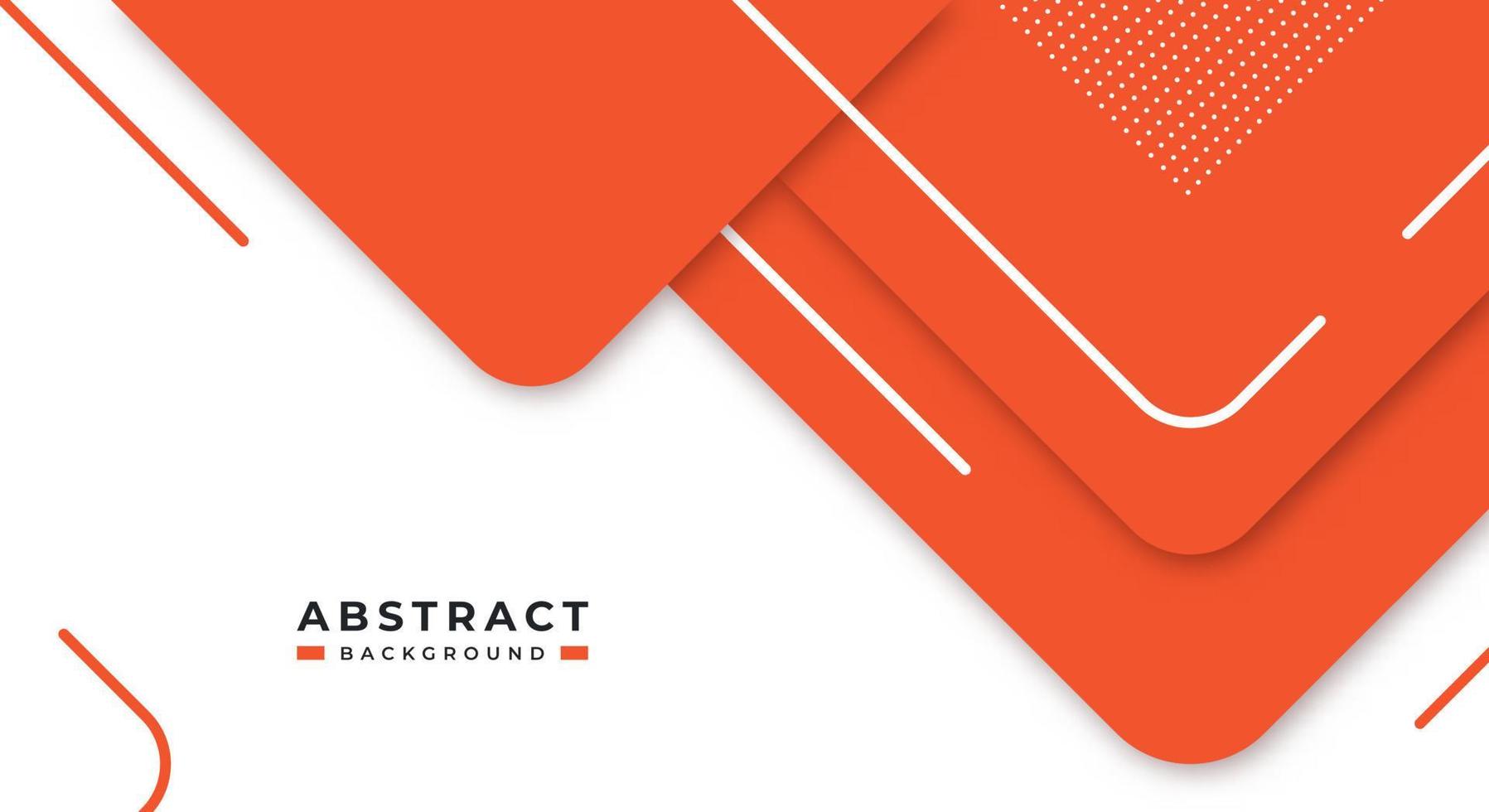 resumen naranja antecedentes geométrico forma papel capas con Copiar espacio para decorativo web disposición, póster, bandera, corporativo folleto y seminario modelo diseño vector