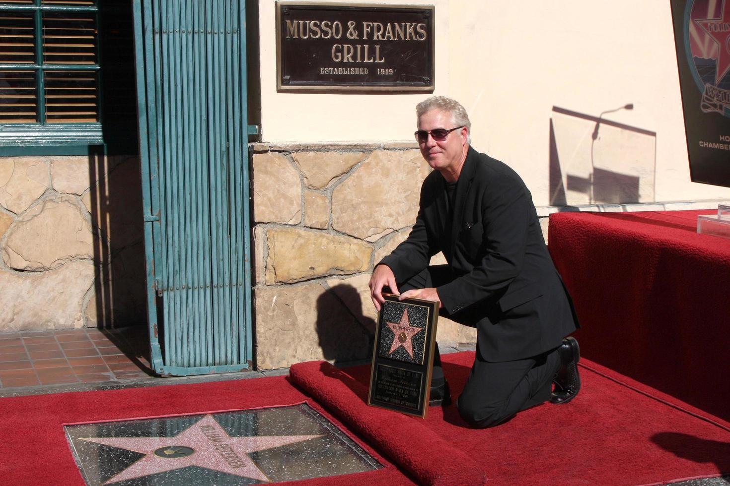 William Petersen at  the Hollywood Walk of Fame Star Ceremony for WIlliam Petersen in front of Mussos  Franks Resturant in Los Angeles CA on February 3 20092008 photo