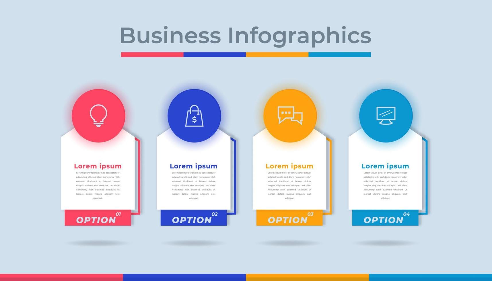 Timeline Infographics Business Data Visualization Process Chart. Abstract Diagram Graph with Steps, Options vector