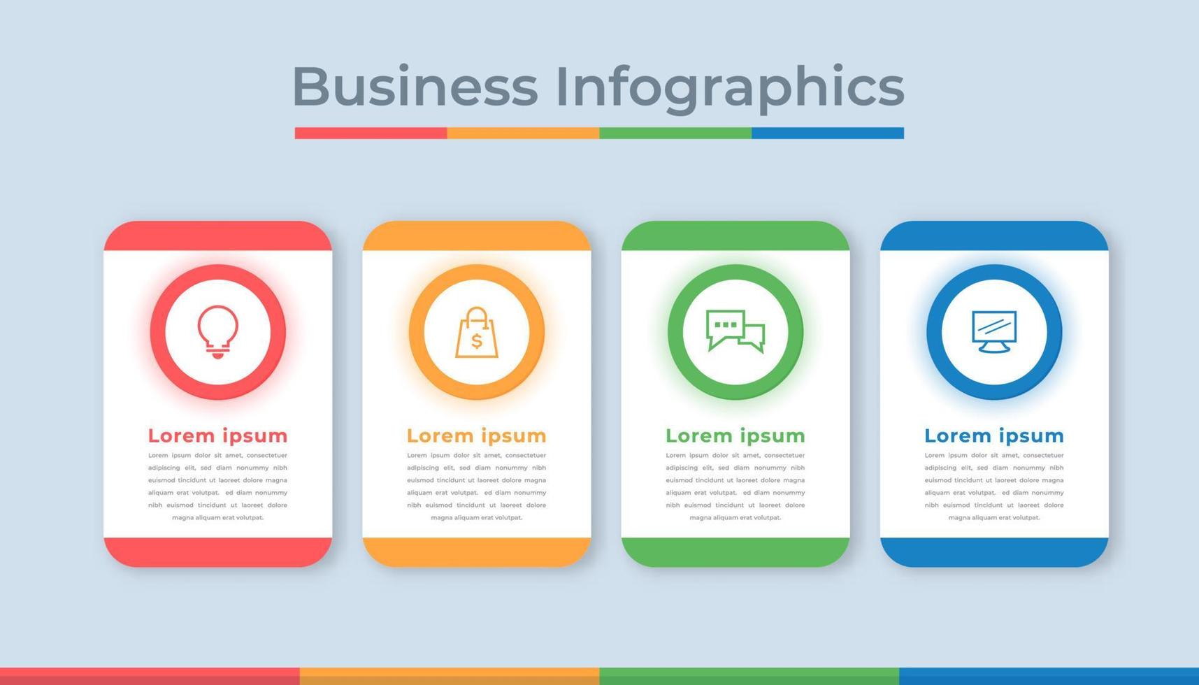 Timeline Infographics Business Data Visualization Process Chart. Abstract Diagram Graph with Steps, Options vector