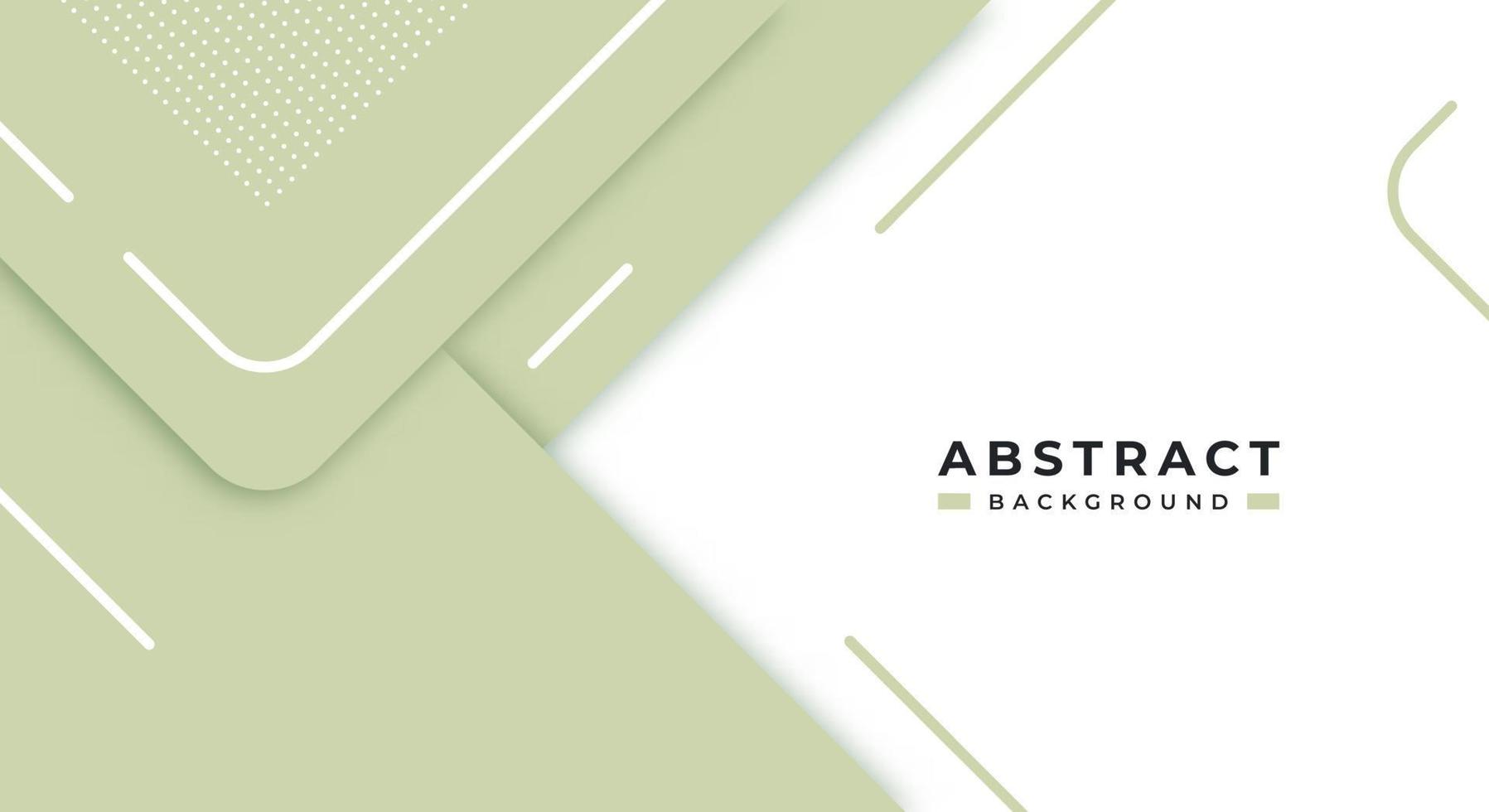 Abstract Grass Green Background Geometric Shape Paper Layers with Copy Space for Decorative web layout, Poster, Banner, Corporate Brochure and Seminar Template Design vector