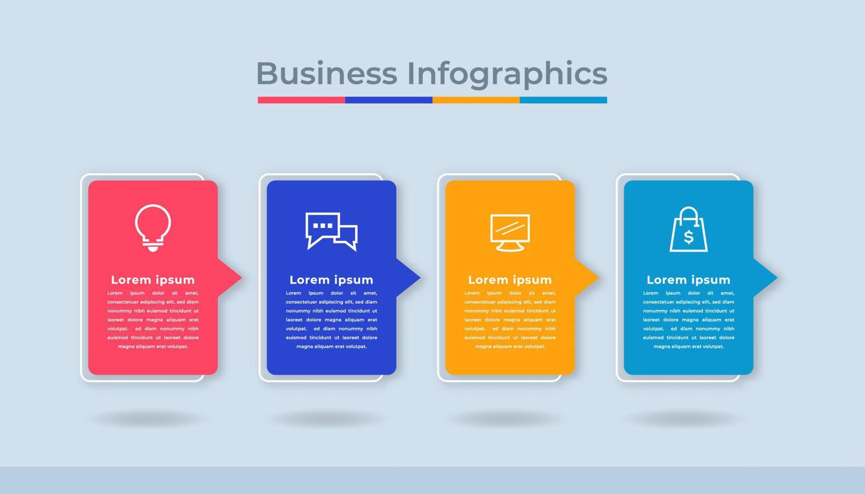 Timeline Infographics Business Data Visualization Process Chart. Abstract Diagram Graph with Steps, Options vector