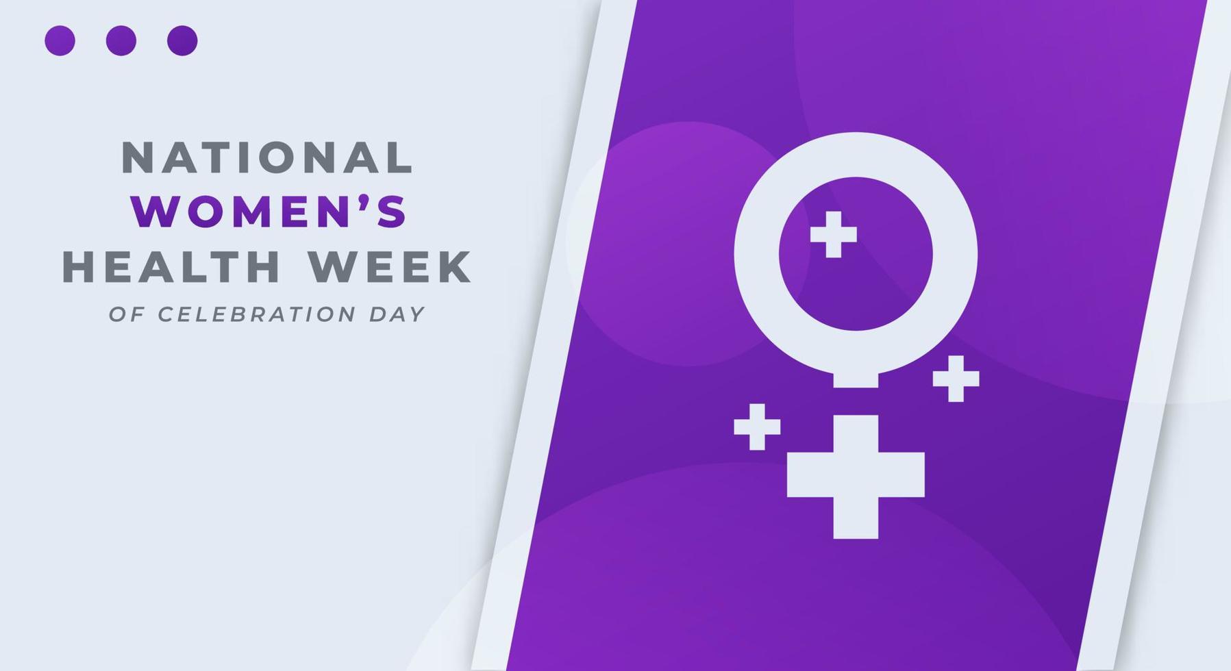 Happy National Women's Health Week Celebration Vector Design Illustration for Background, Poster, Banner, Advertising, Greeting Card