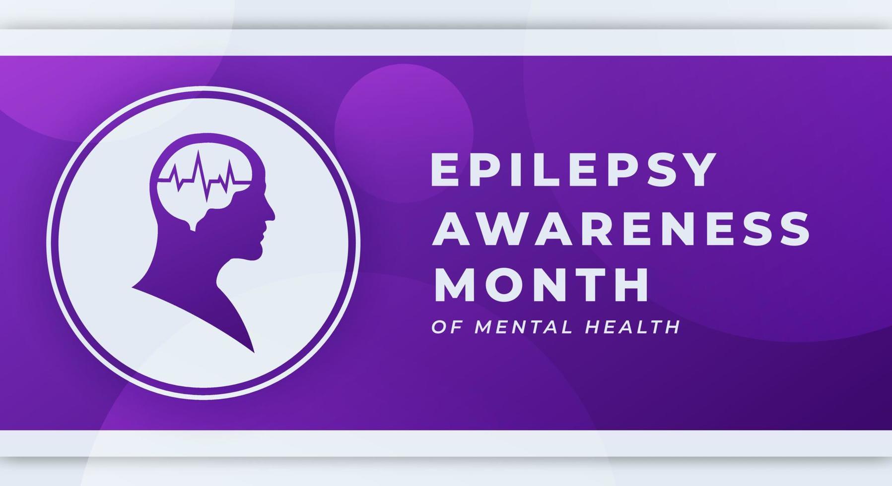 Epilepsy Awareness Month Celebration Vector Design Illustration for Background, Poster, Banner, Advertising, Greeting Card
