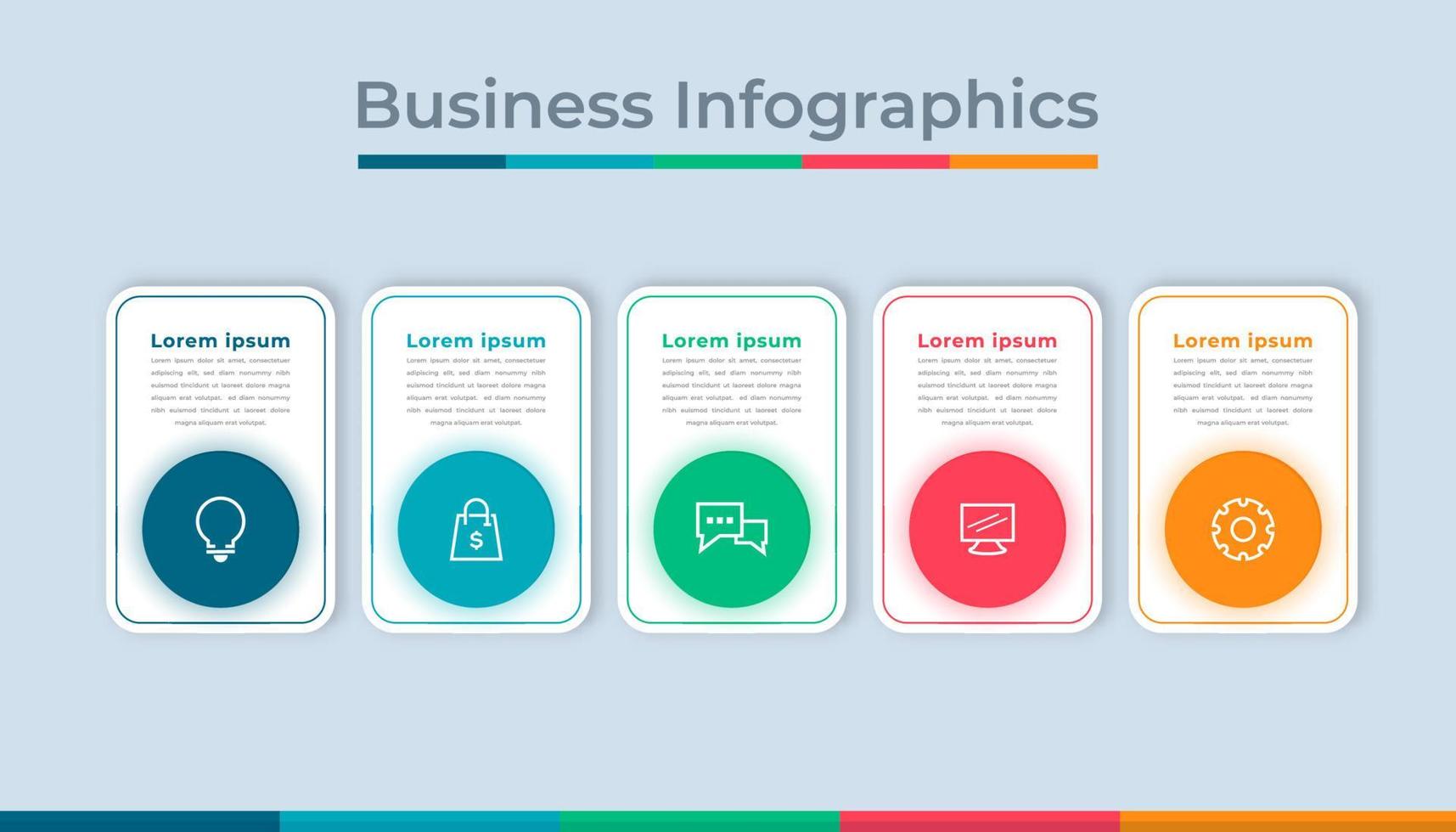 Timeline Infographics Business Data Visualization Process Chart. Abstract Diagram Graph with Steps, Options vector