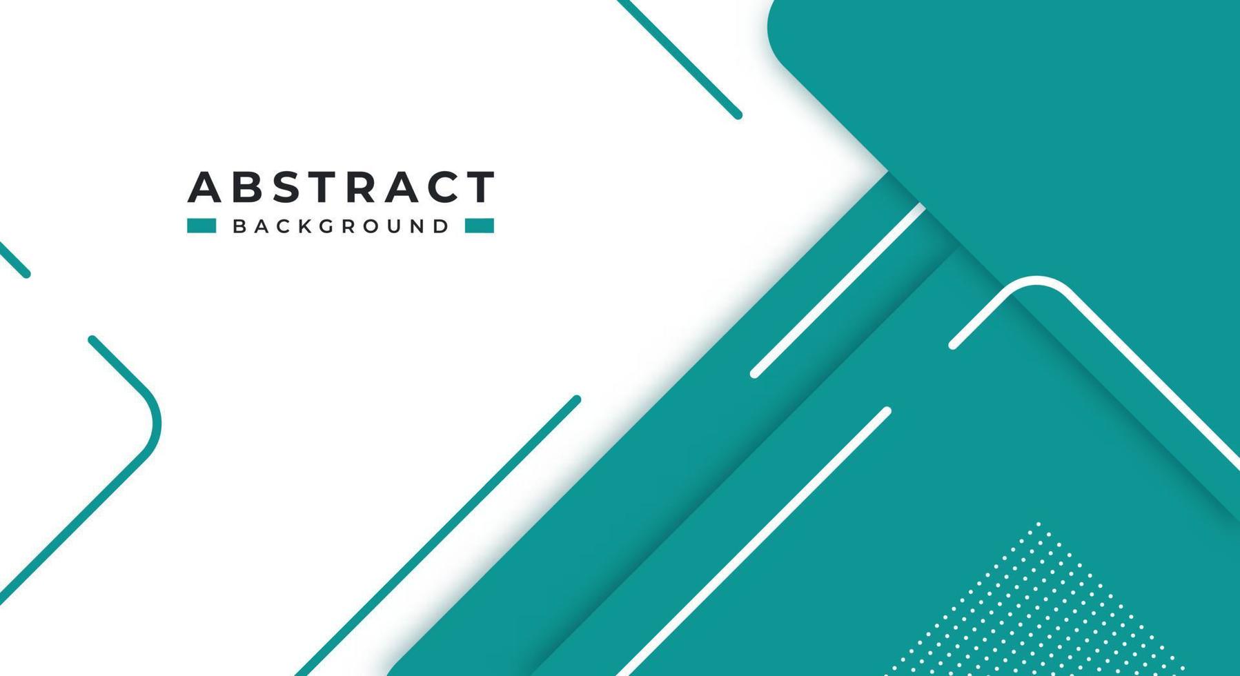 Abstract Turquoise Background Geometric Shape Paper Layers with Copy Space for Decorative web layout, Poster, Banner, Corporate Brochure and Seminar Template Design vector