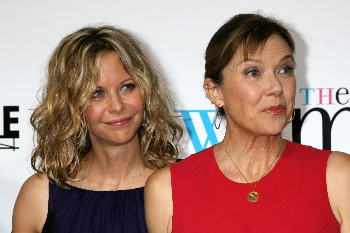 Meg Ryan and Annette Bening  arriving at the premiere of The Women at Manns Village Theater in WestwoodCA onSeptember 4 20082008 photo