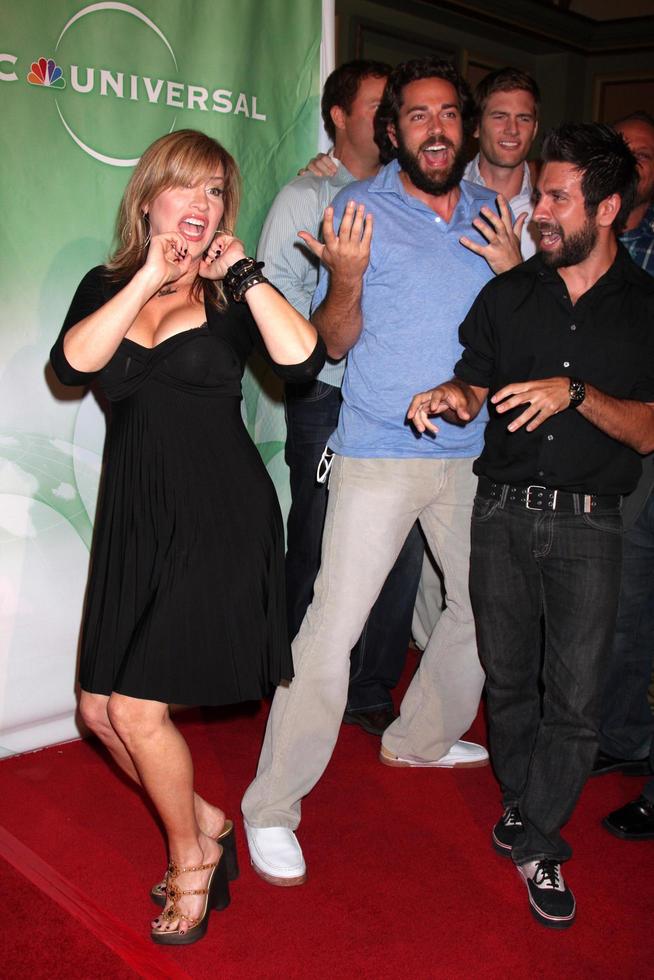 Lisa Ann Walter  Zach Levi  arriving at the NBC TCA Party at The Langham Huntington Hotel  Spa in Pasadena CA  on August 5 2009 2009 photo