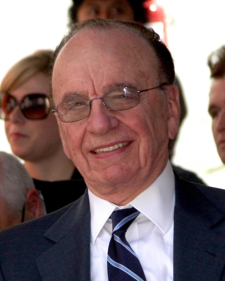 Rupert Murdoch at the Hugh Jackman Handprint Footprint Ceremony at Graumans Chinese Theater