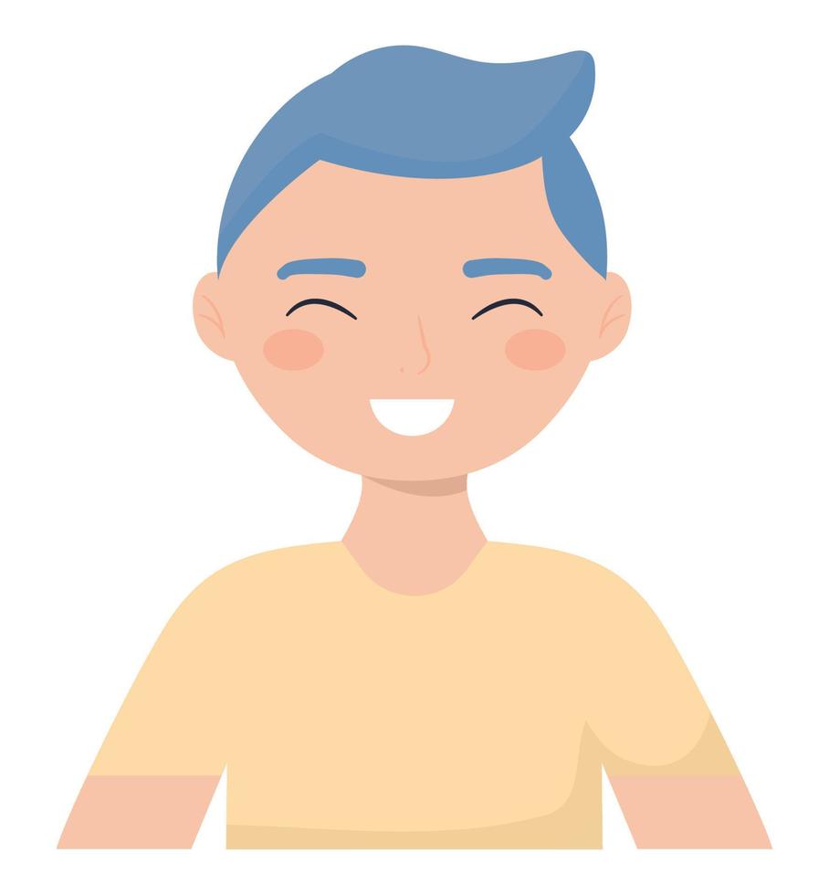 happy man illustration vector