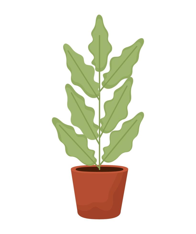 cute flowerpot design vector