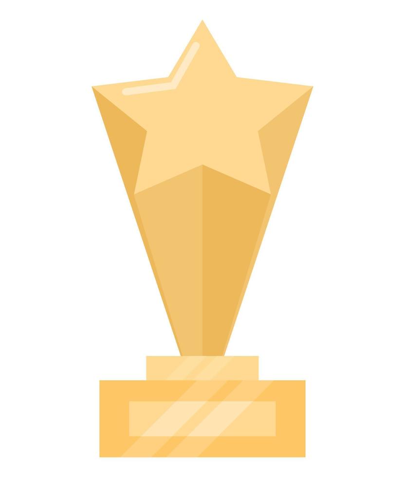 star trophy design vector