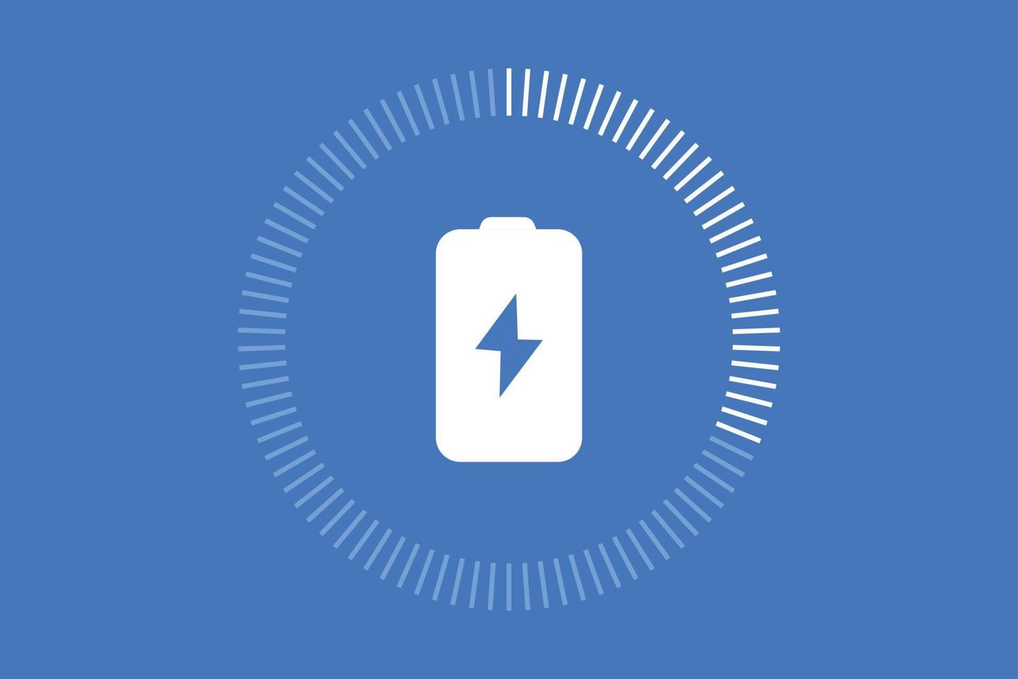 battery charging vectors icon