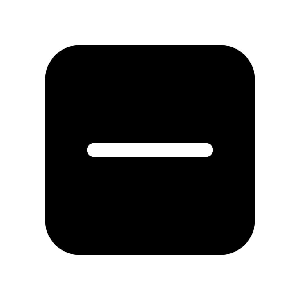 minus icon for your website design, logo, app, UI. vector