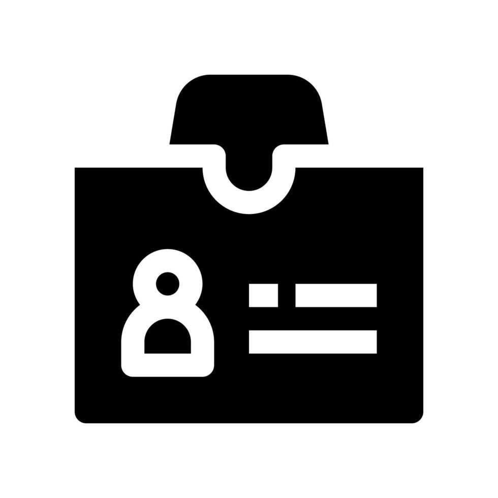 id card icon for your website, mobile, presentation, and logo design. vector