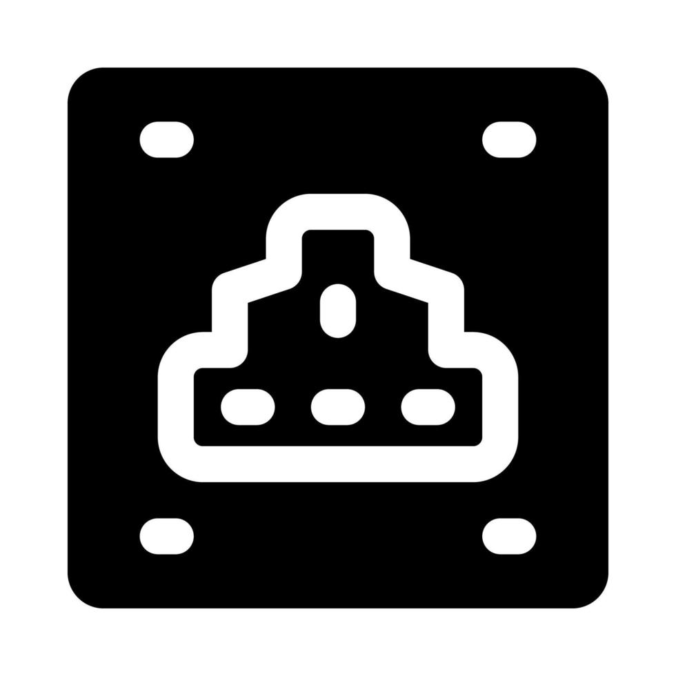 ethernet port icon for your website, mobile, presentation, and logo design. vector