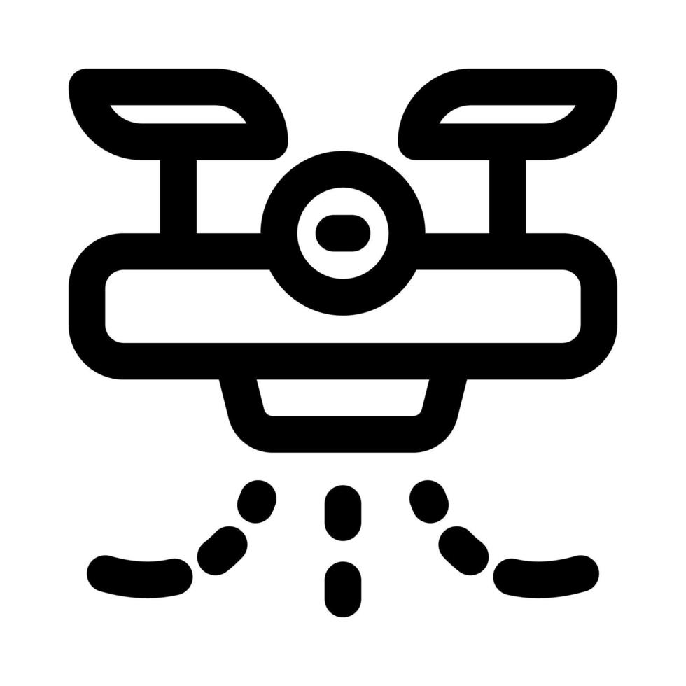 watering drone icon for your website, mobile, presentation, and logo design. vector