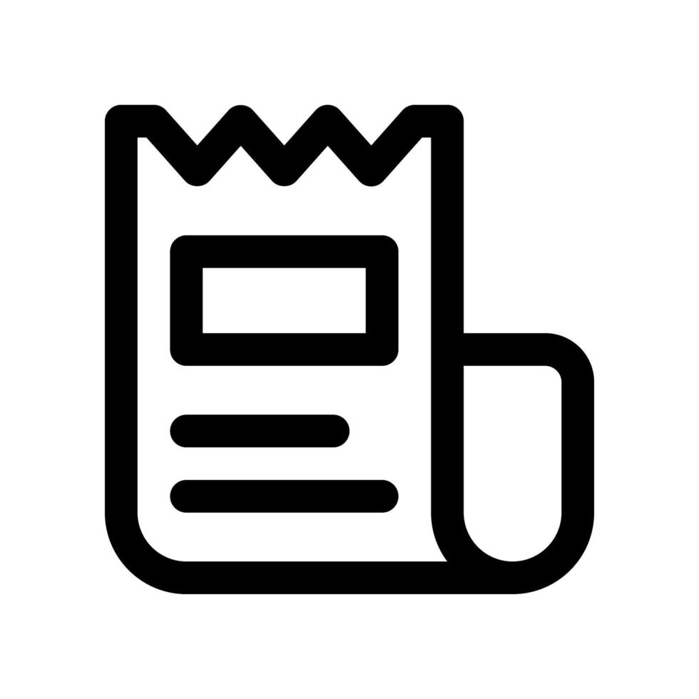 bill icon for your website design, logo, app, UI. vector