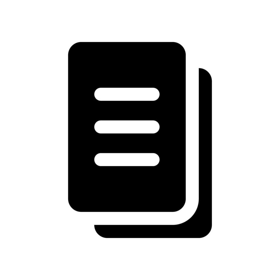 document icon for your website design, logo, app, UI. vector