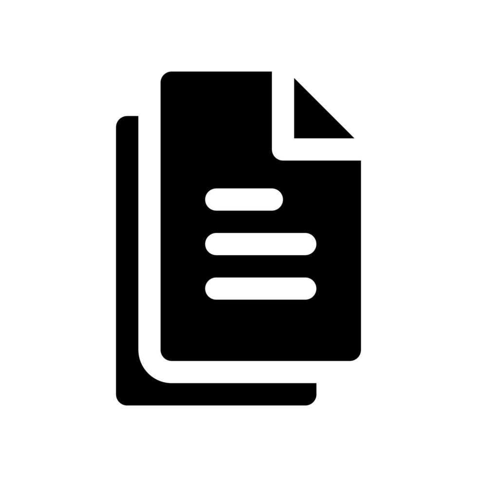 document icon for your website design, logo, app, UI. vector