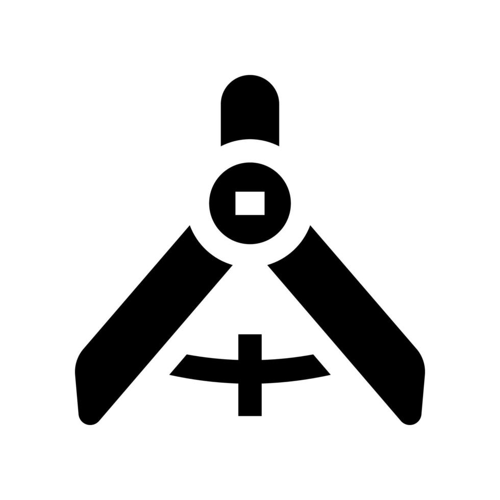 drawing compass icon for your website, mobile, presentation, and logo design. vector