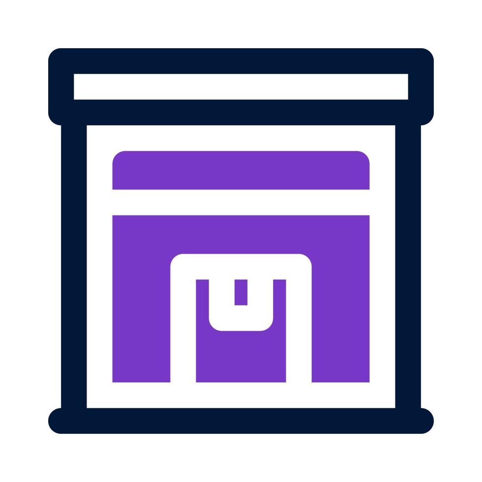 warehouse icon for your website, mobile, presentation, and logo design. vector