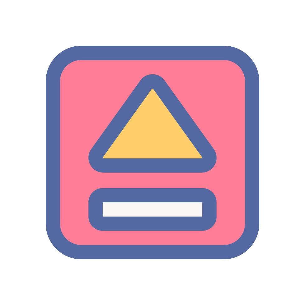 eject icon for your website design, logo, app, UI. vector