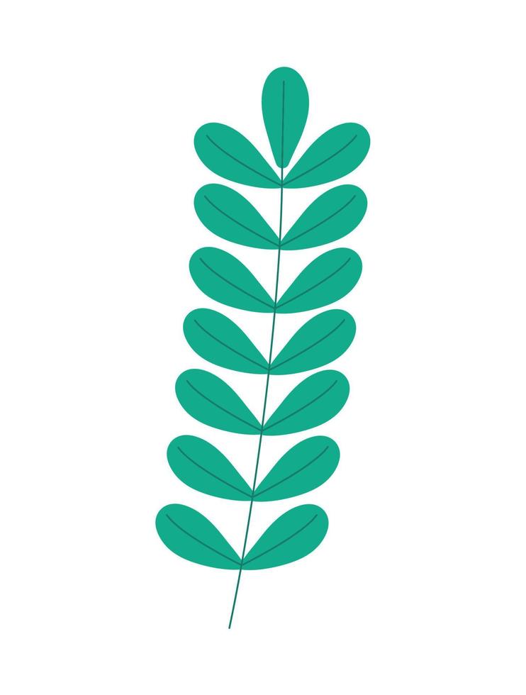 green branch illustration vector