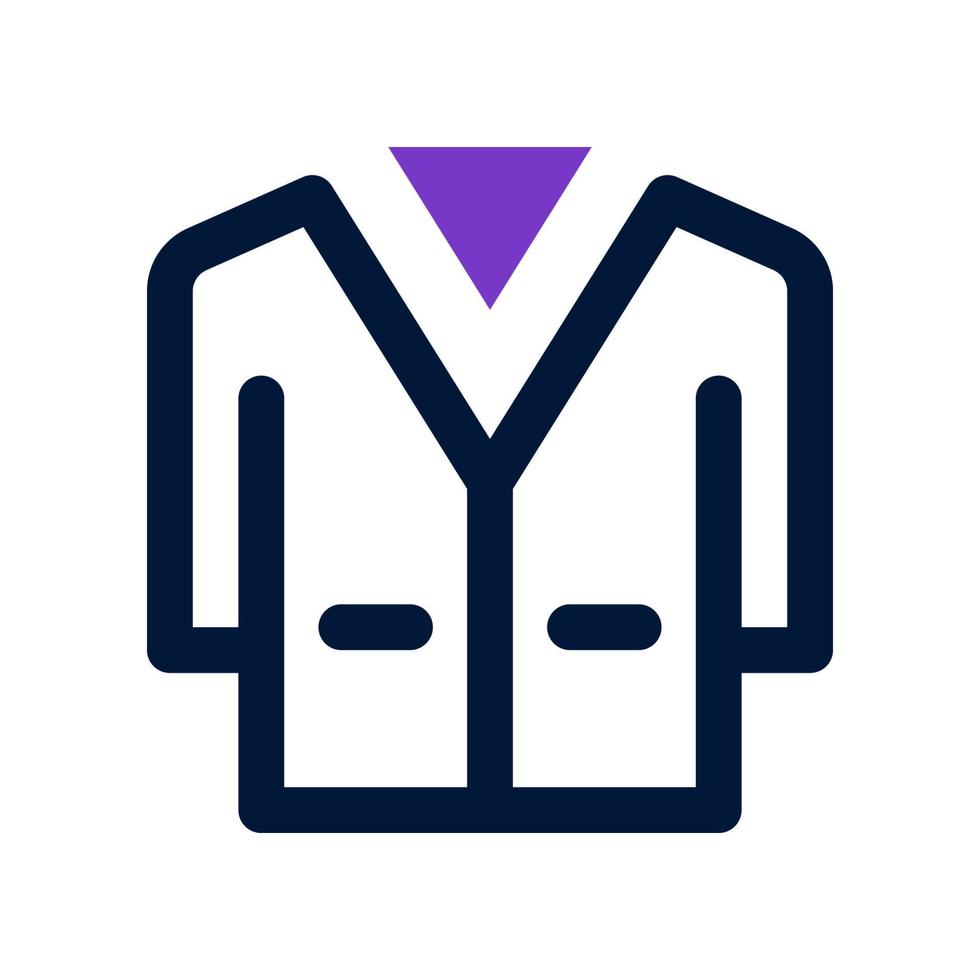 lab coat icon for your website, mobile, presentation, and logo design. vector