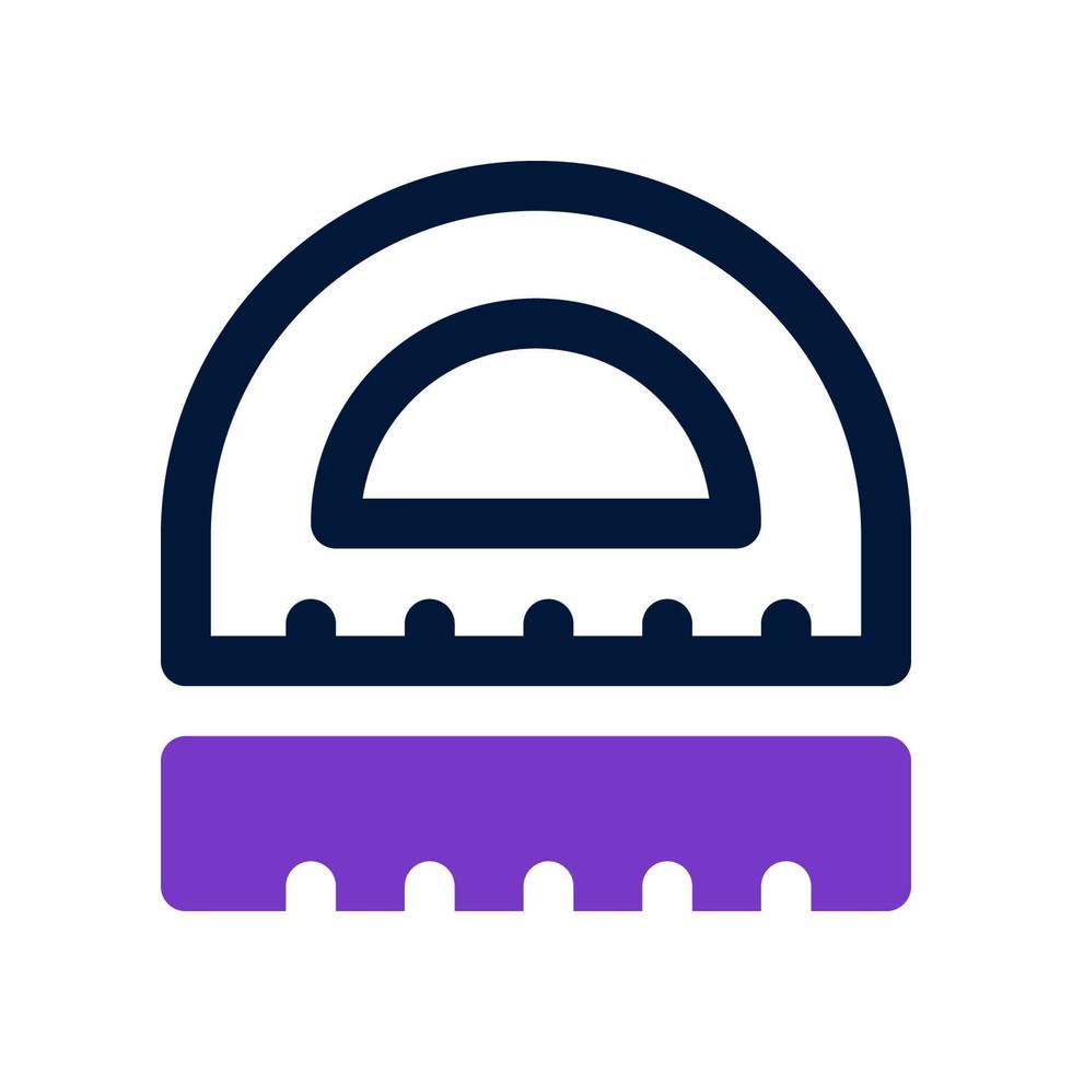 protractor icon for your website, mobile, presentation, and logo design. vector