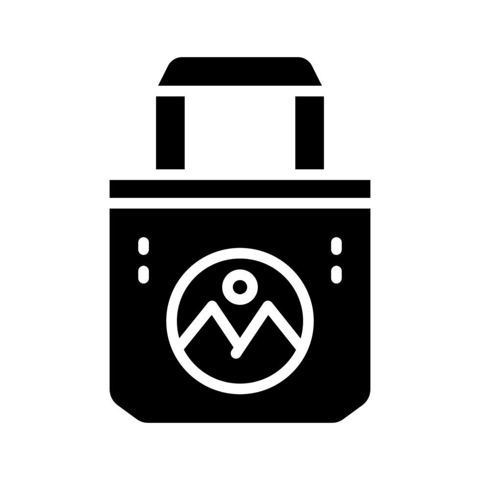 tote bag icon for your website, mobile, presentation, and logo design. vector