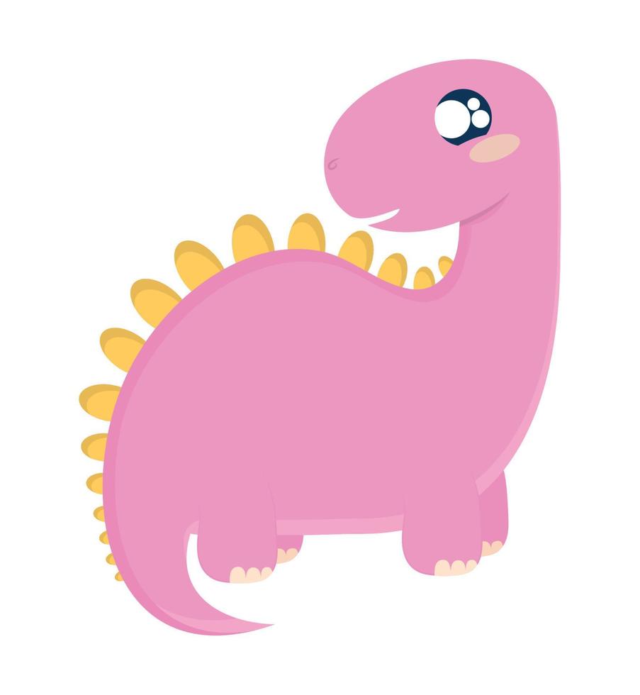 cute spinosaurus design vector