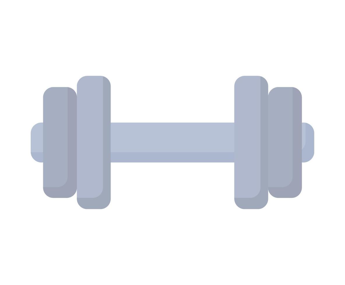 weight dumbbell design vector