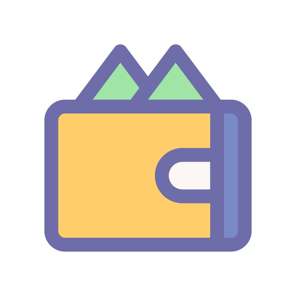 wallet icon for your website design, logo, app, UI. vector