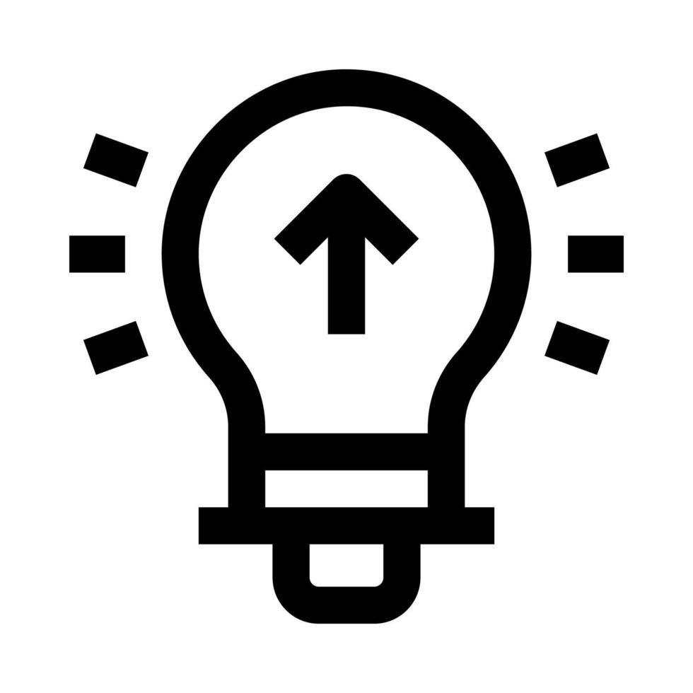 light bulb icon for your website, mobile, presentation, and logo design. vector