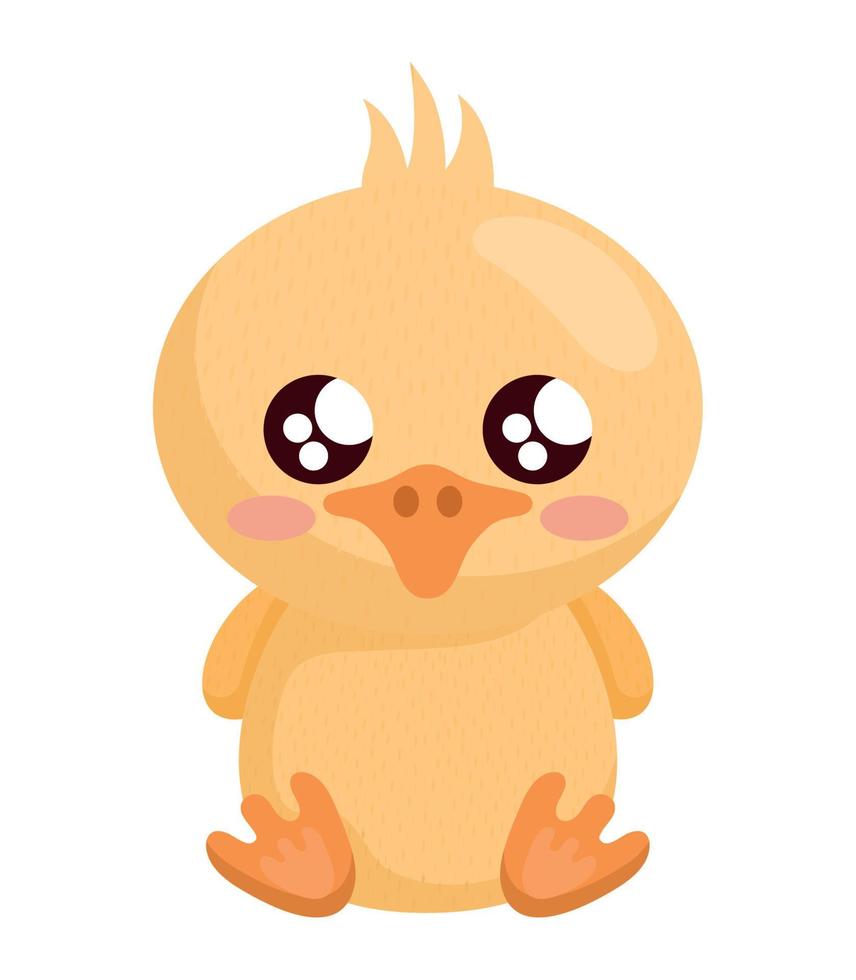 cute duck design vector