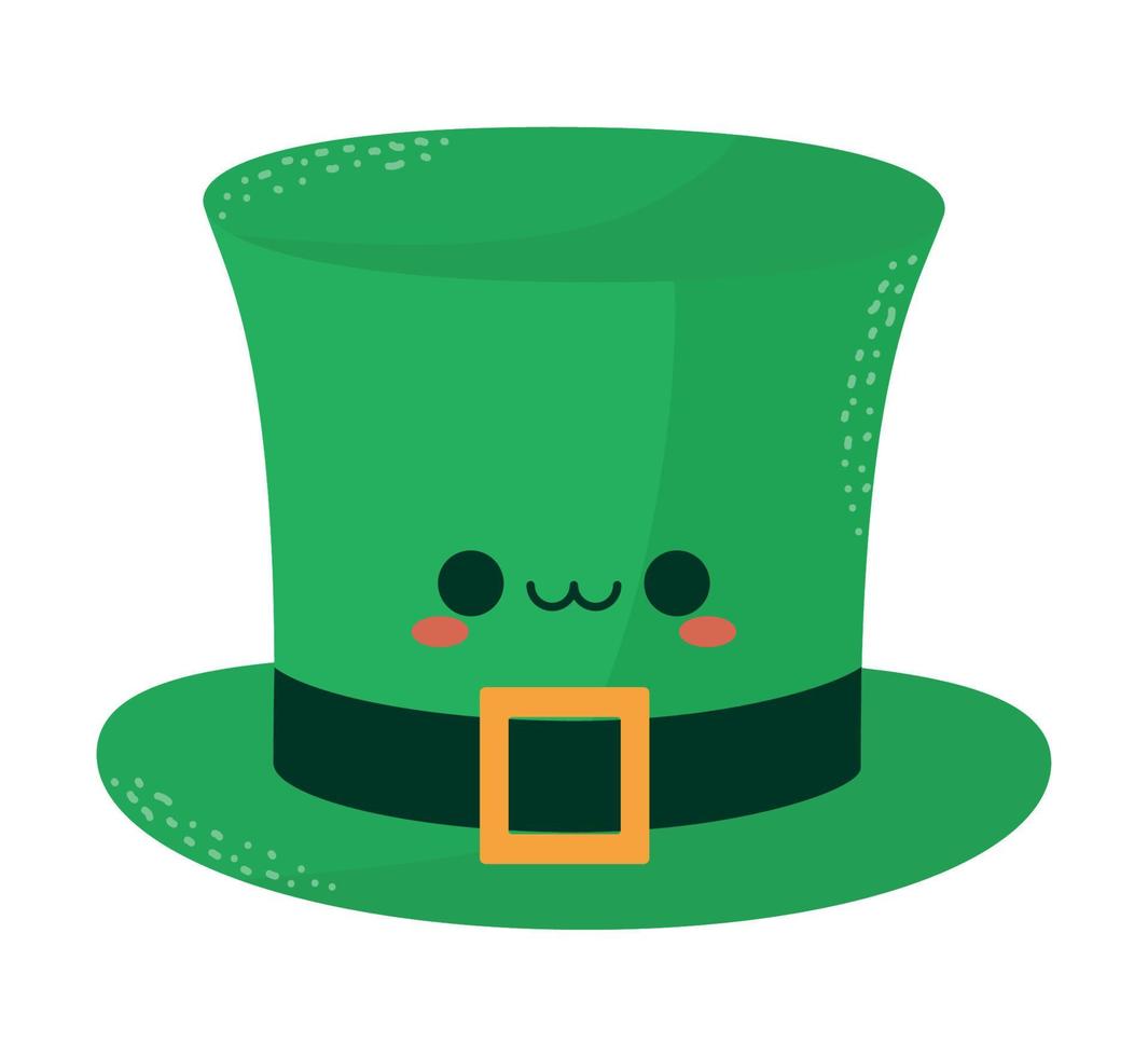 patricks day top hat vector