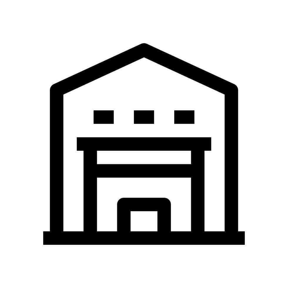 warehouse icon for your website, mobile, presentation, and logo design. vector