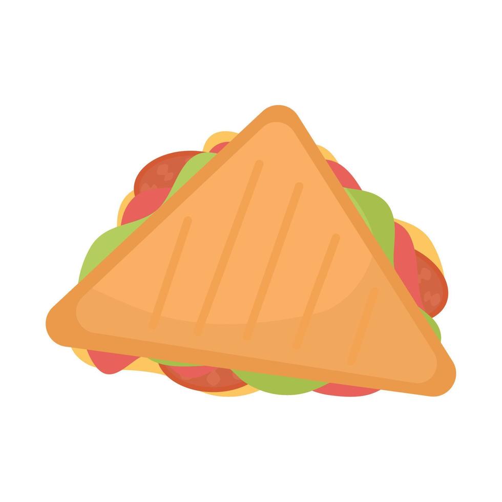 ham sandwich design vector