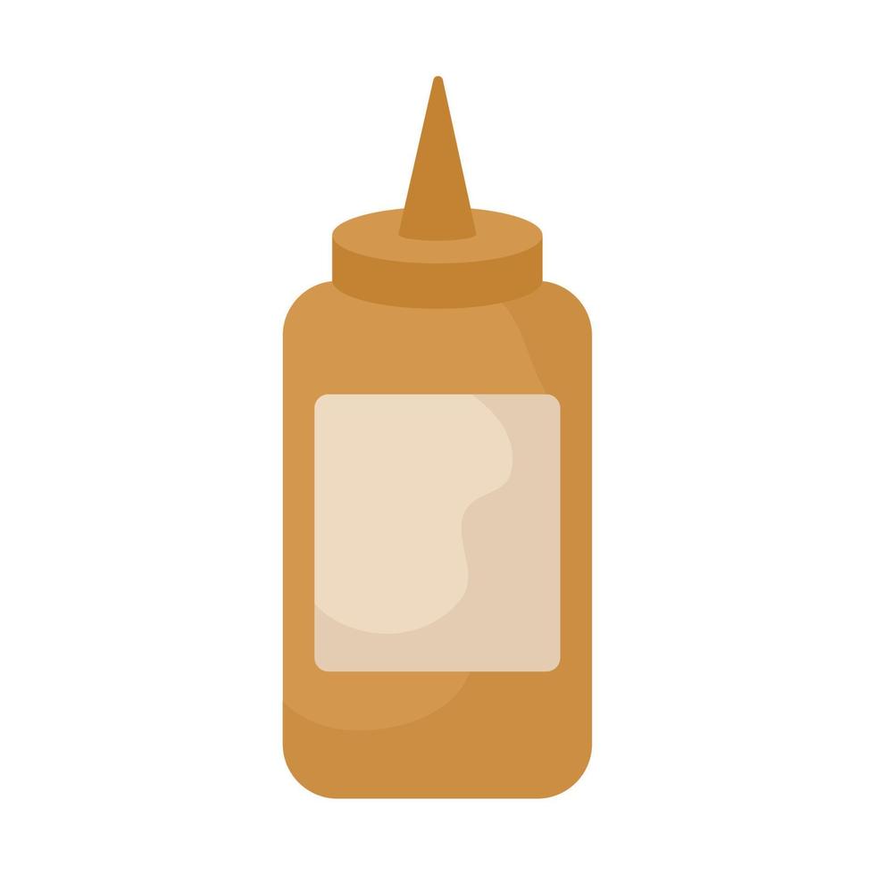 mustard jar design vector