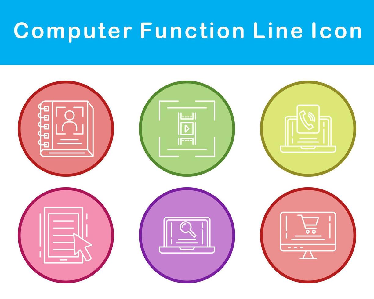Computer Function Vector Icon Set 21375157 Vector Art at Vecteezy