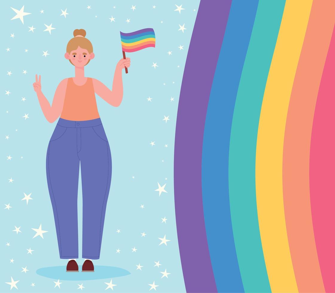 pride lgbtq poster vector