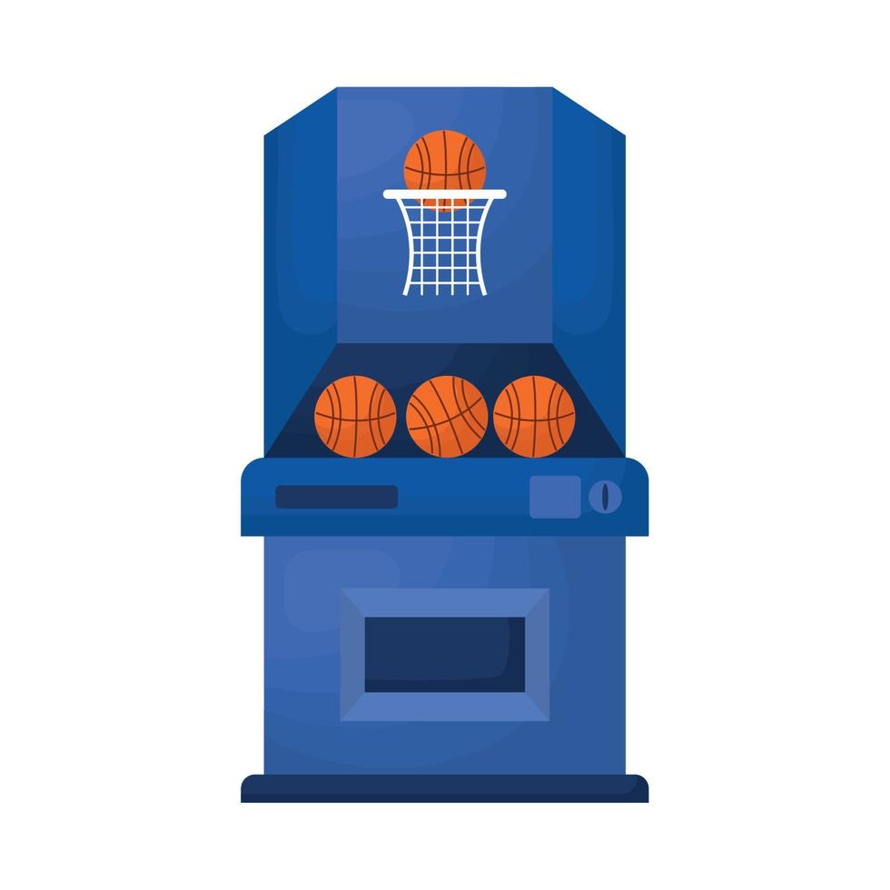 arcade basketball machine vector