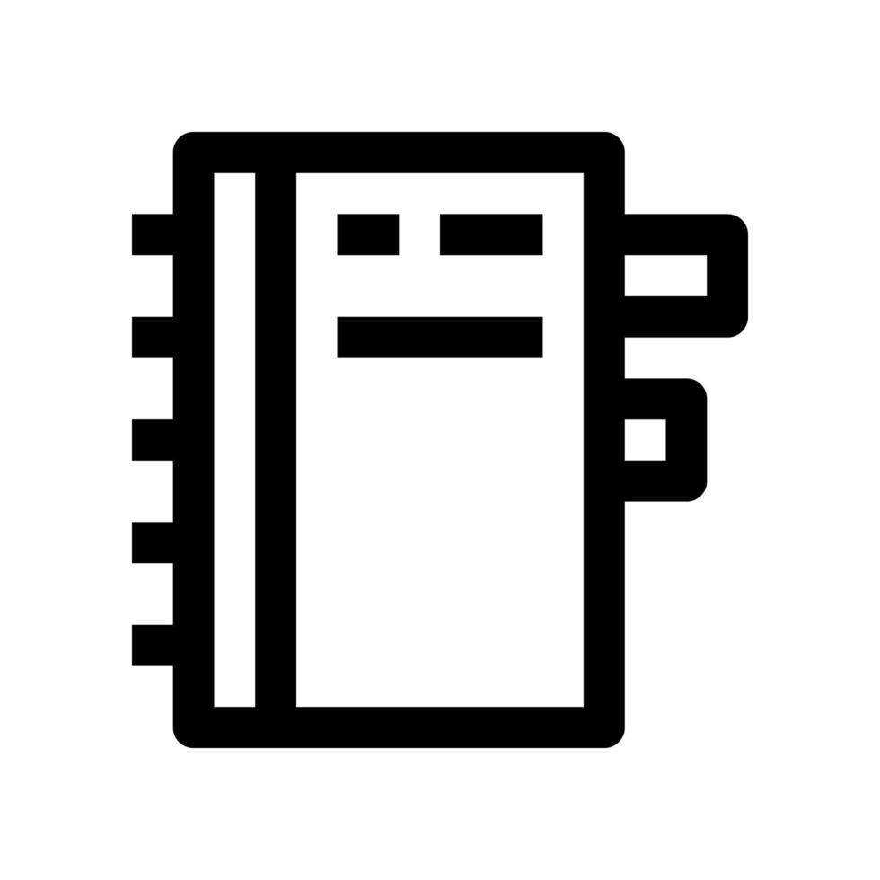 notebook icon for your website, mobile, presentation, and logo design. vector