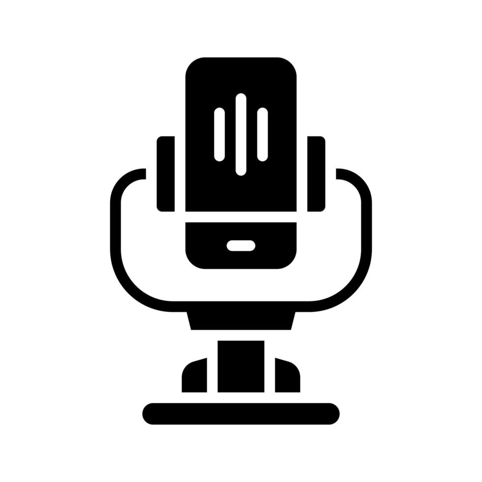 microphone icon for your website, mobile, presentation, and logo design. vector